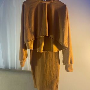 2 piece dress and sweater top
